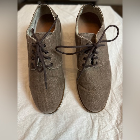 Toms Preston Toffee Coated Line brown rounded toe Shoe Size Men 8.5 SKU10011587 - Picture 4 of 10